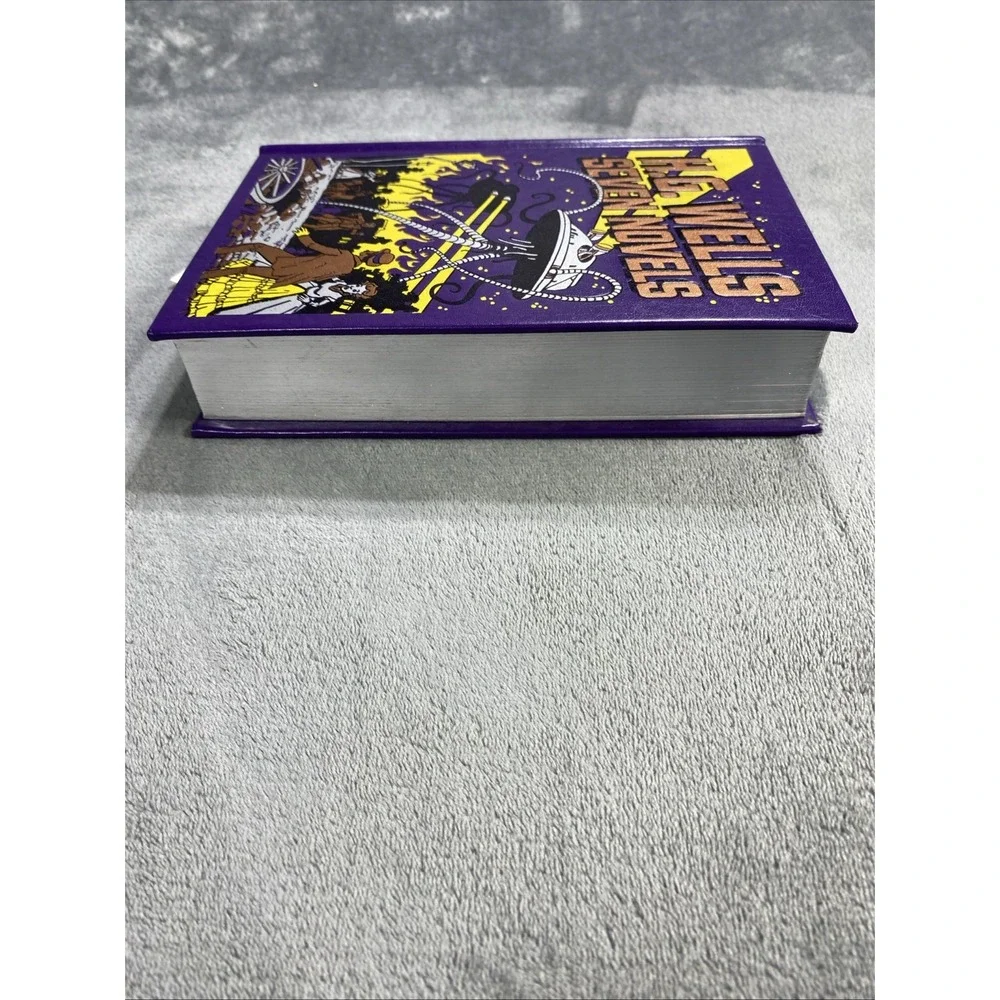 H.G. Wells Seven Novels Book Exclusive Deluxe Barnes & No Leatherbound Hardcover